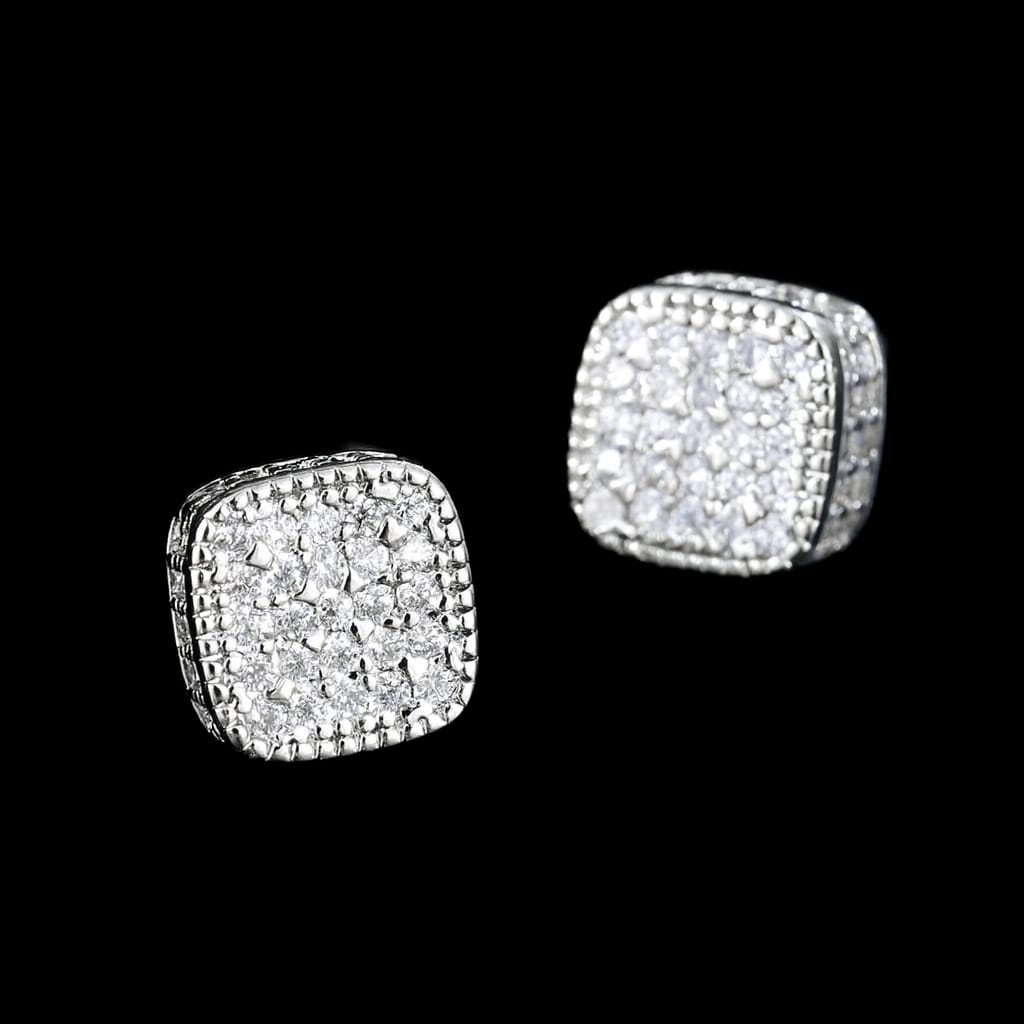 Orecchini Pavè Square - Zirconi Premium