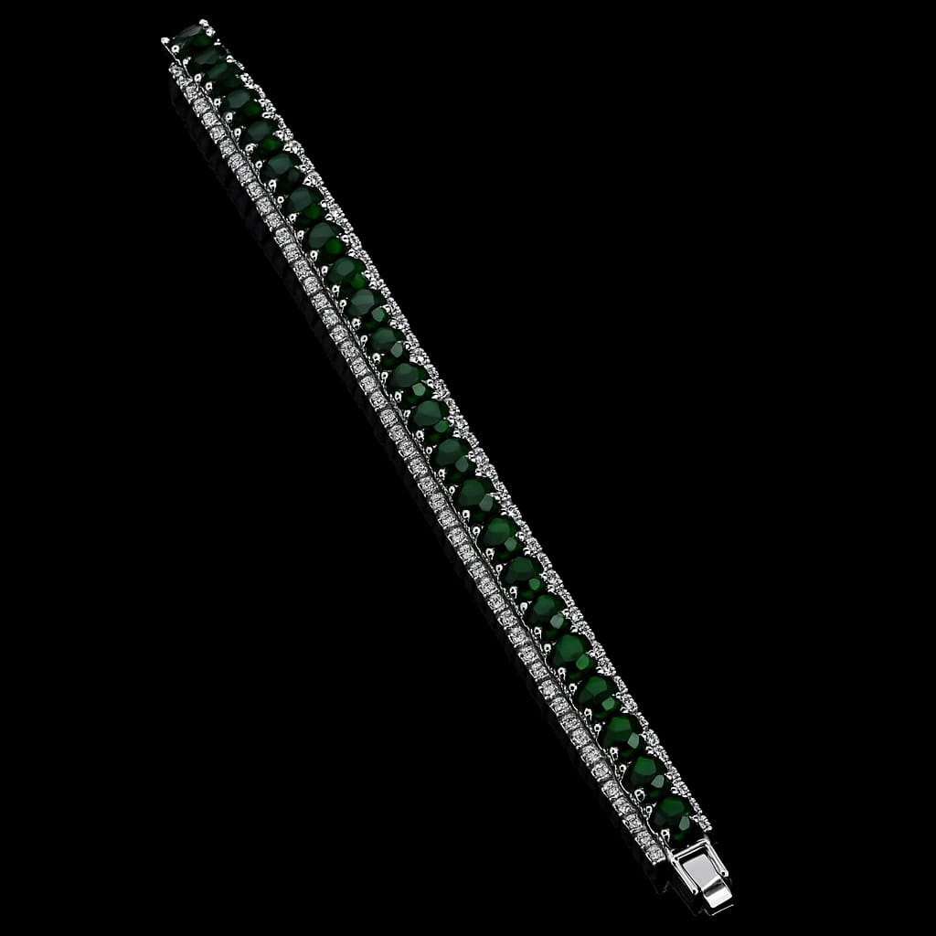 Esmerald Glow Tennis Bracelet