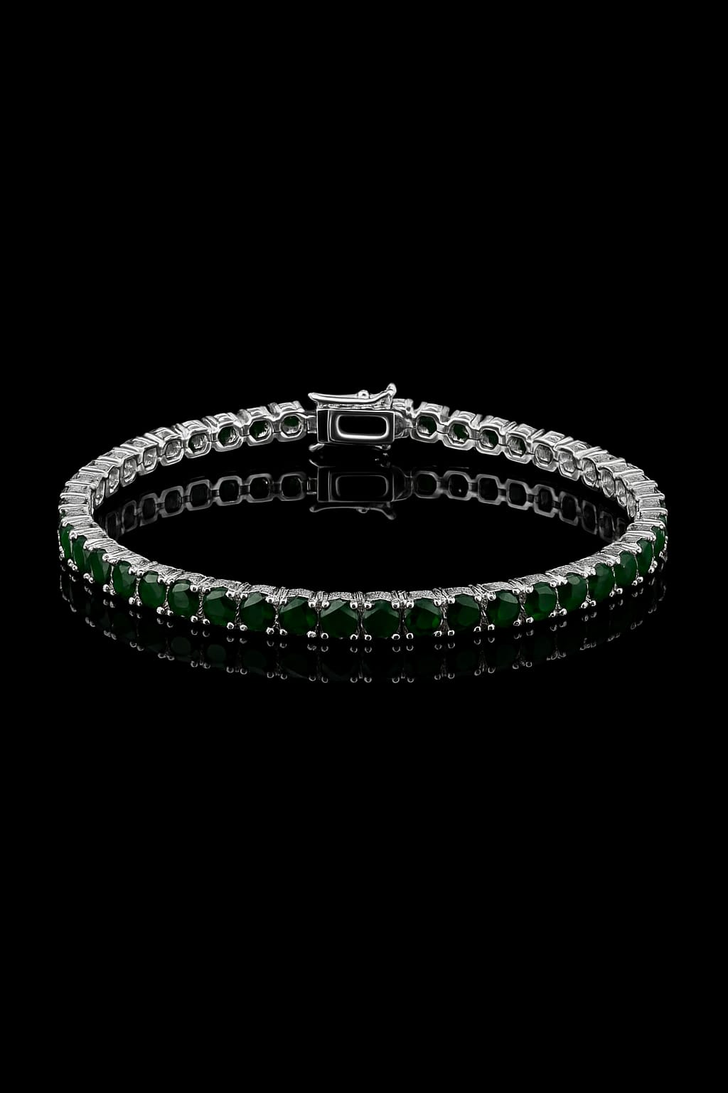 Esmerald Glow Tennis Bracelet